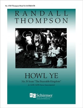 Howl Ye by Thompson Randall for SATB/SATB
