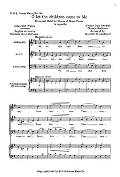 O Let the Children Come to Me