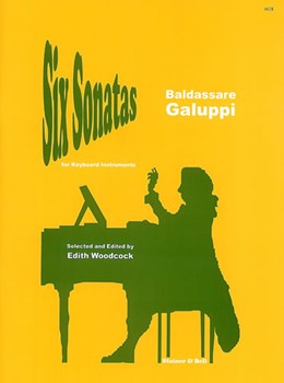 Six Sonatas by Galuppi Baldassare - Woodcock Edith - for Piano