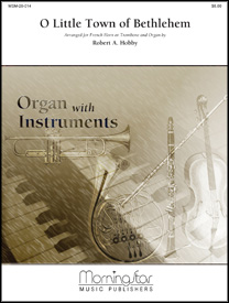 O Little Town Of Bethlehem by Hobby Robert A - Hobby Robert A - for Br W/organ