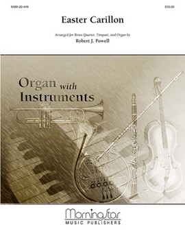 Easter Carillon by Powell Robert Jennings - Powell Robert J - for 4 Brass