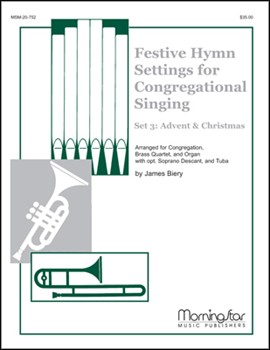Festive Hymn Settings For Congregational Singing - Set 3 by Biery James for Congregation Optional Soprano Descant