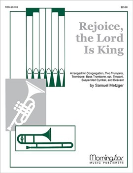 Rejoice the Lord Is King by Wesley Charles - Metzger Samuel - for Congregation