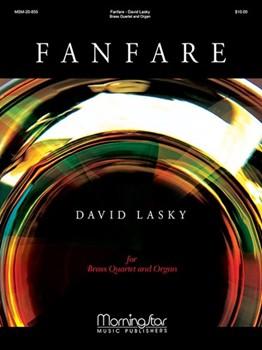 Fanfare by Lasky David for Brass Quartet and Organ