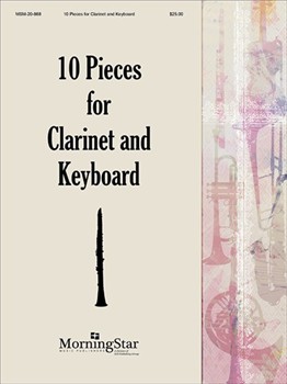 10 Pieces For Clarinet & Keyboard by Vivaldi Antonio Lucio - Wolff S Drummond - for Bb Clarinet