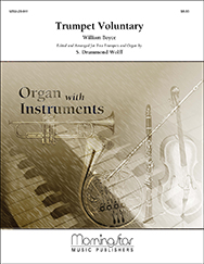 Trumpet Voluntary by Boyce William - Wolff S Drummond - for Vocal Solo - Low [F] Voice