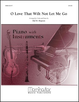 O Love That Wilt Not Let Me Go by Hopson Hal H - Hopson Hal H - for Viola W/ky
