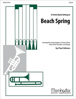 Beach Spring by Gibson Paul for Brass Quartet