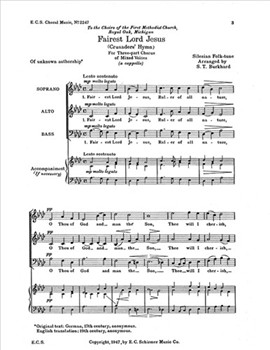 Fairest Lord Jesus (Crusader's Hymn)