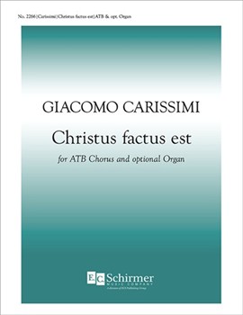Christus Factus Est by Carissimi Giacomo for ATB Mixed