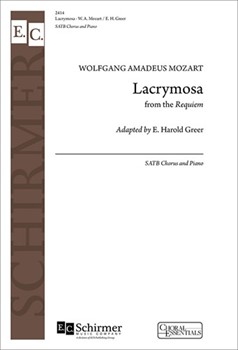 Lacrymosa by Mozart Wolfgang Amadeus - Mattfeld Victor H. - for SATB