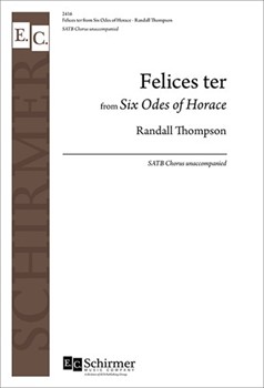 Six Odes of Horace: Felices ter (Thrice happy they)