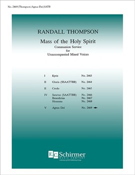 Mass of the Holy Spirit: 7. Agnus Dei