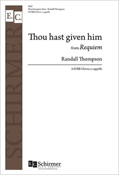 Requiem Part V. The Leave-taking: 4. Thou hast given him