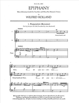 Epiphany (Three Christmas Carols)
