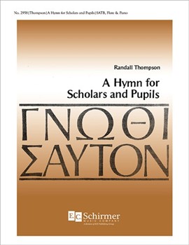 A Hymn For Scholars and Pupils