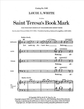 St. Teresa's Book Mark