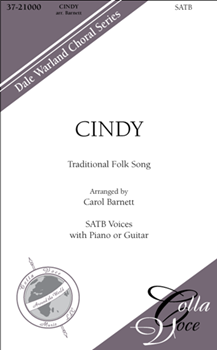 Cindy by - Barnett - for SATB (American)
