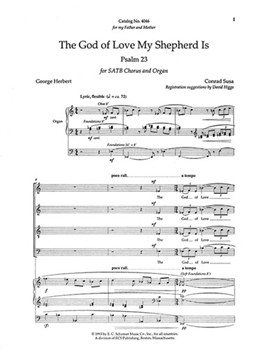 The God Of Love My Shepherd Is