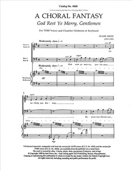 Christmas Trilogy: 3. God Rest Ye Merry, Gentlemen (Choral Score)