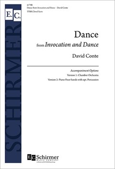 Dance from Invocation & Dance by Conte David for TTBB (Choral Score)