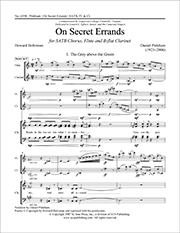 On Secret Errands (Choral Score)