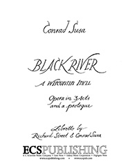 Black River, A Wisconsin Idyll (Piano/Vocal Score)
