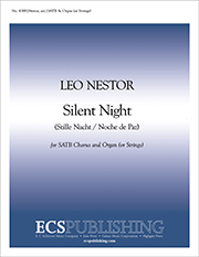 Silent Night (Stille Nacht/Noche de Paz) (Choral Score)