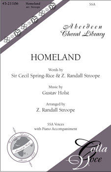 Homeland by Holst Gustav - Stroope Z Randall - for SSA