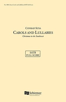 Carols & Lullabies by Susa Conrad for SATB Full Score for #4839
