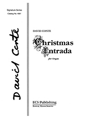 Christmas Intrada by Conte David - Conte David - for Organ