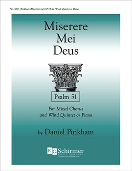 Miserere Mei Deus (Psalm 51) (Choral Score)