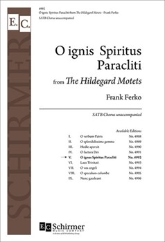 O Ignis Spiritus Paracliti by Ferko Frank von Bingen Hildegard for SATB