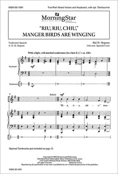 Riu Riu Chiu Manger Birds Are Winging by Hopson Hal H for 2-Part Mixed