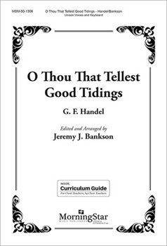 O Thou That Tellest Good Tidings by Handel George Frideric for High Voice