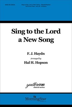 Sing To The Lord A New Song by Haydn Joseph - Hopson Hal H - for SATB