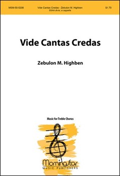 Vide Cantas Credas by Highben Zebulon for SSAA divisi a cappella