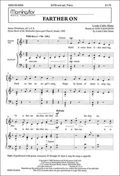 Farther On by Shute Linda Cable for SATB