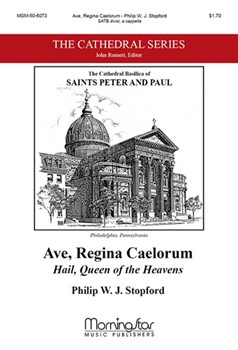 Ave Regina Caelorum by Stopford Philip W J for SATB divisi a cappella