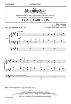 Come Labor On by Ferguson John for SATB