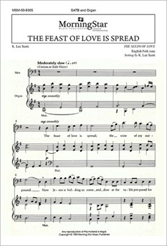 Feast Of Love Is Spread The by Scott K Lee for SATB