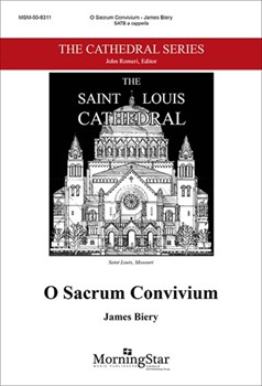 O Sacrum Convivium by Biery James for SATB a cappella