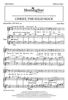 Christ the Solid Rock by Biery James for SATB