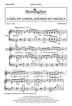 Lord Of Lords Adored By Angels by Bouman Paul Vajda Jaroslav J. for SATB