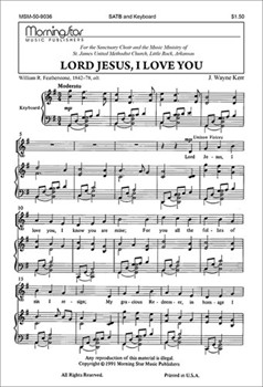 Lord Jesus, I Love You