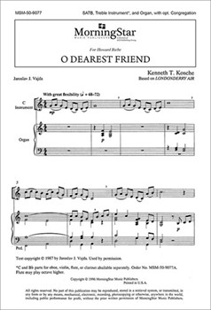 O Dearest Friend (Choral Score)