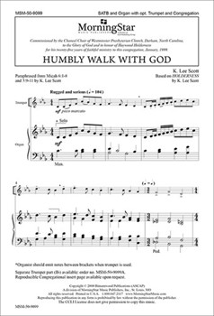 Humbly Walk with God by Scott K Lee for SATB and Congregation