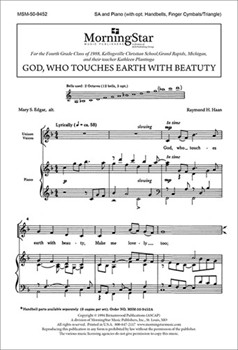God, Who Touches Earth with Beauty (Choral Score)