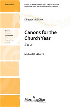 Canons For The Church Year by Burkhardt Michael for Full Score