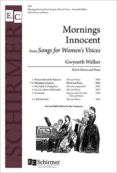 Mornings Innocent by Walker Gwyneth Swenson May for SSAA